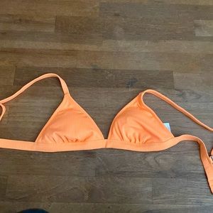orange bikini top